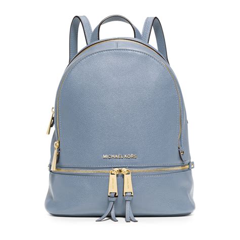 michael kors black and blue diamond backpack|michael kors light blue purse.